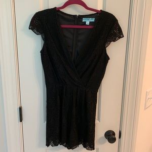 Aina Be Black Lace Romper